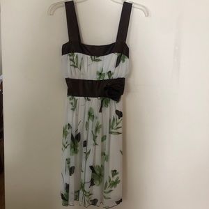 Speechless brown white and green dress size S NWT
